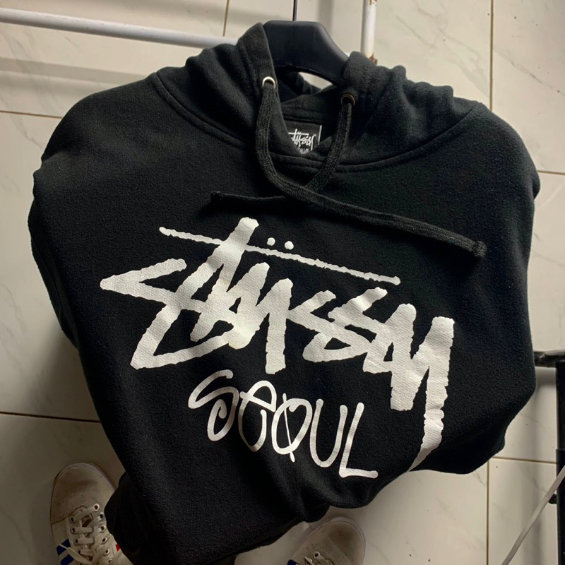 Hoodie Jacket Stussy Black Second