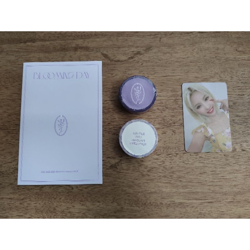 [ READY STOCK SHARING ] (G)I-DLE SEASON'S GREETINGS 2023 Soyeon Photocard / Masking Tape / Message C