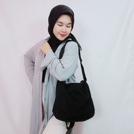 Rizkibag Mahalini Sling Bag kanvas