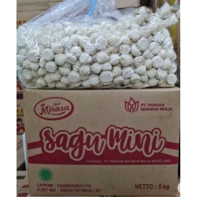

SAGU MINI KEMASAN PLASTIK UK 1KG