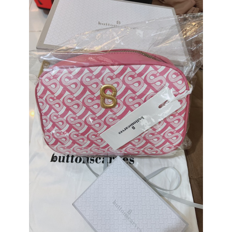 bimu cross body bag buttonscarves preloved / nett