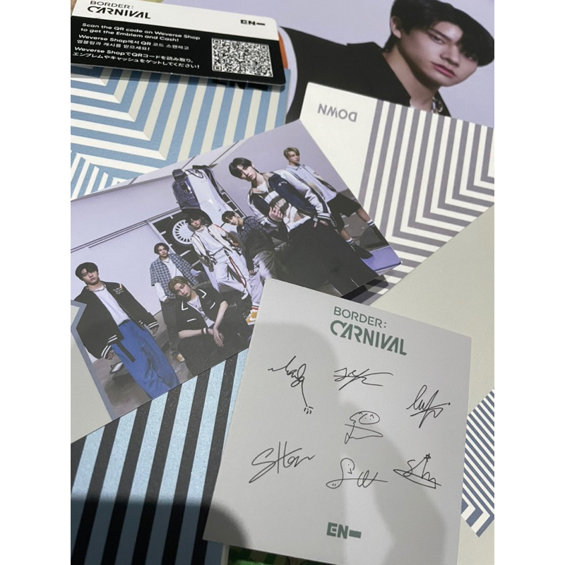 ENHYPEN ALBUM ONLY BORDER CARNIVAL DOWN