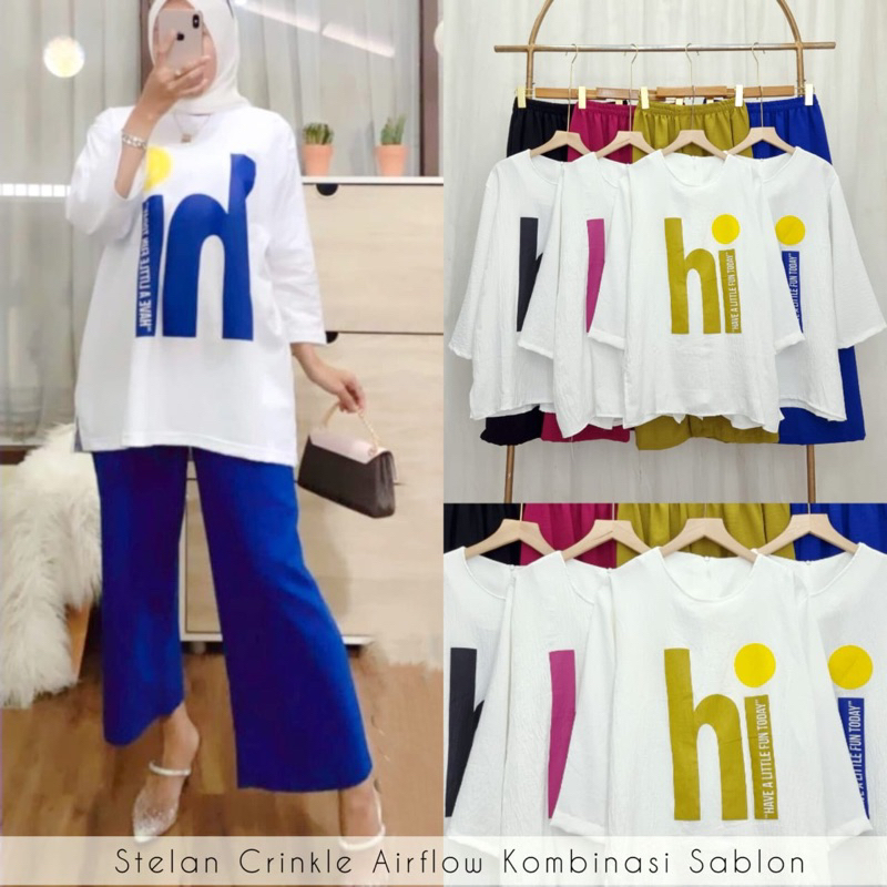 HI SET CRINKLE VIRAL CRINKLE SETCEL MURAH GROSIR MODELLANO