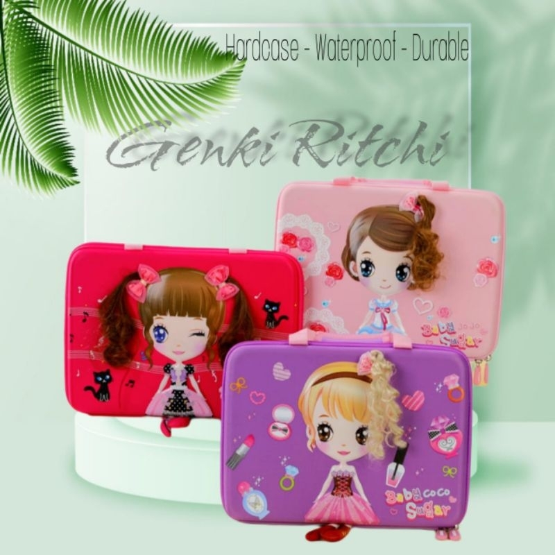 Tas jinjing anak / Tas Les Privat / Tas kursus / Tas sekolah anak motif Princess 3D YOME