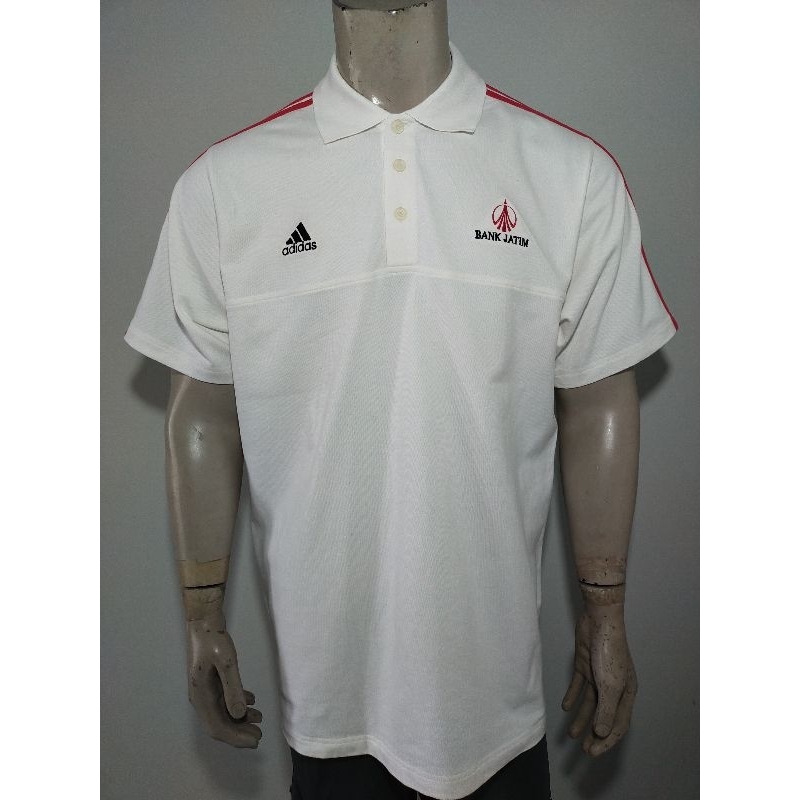 adidas polo Bank Jatim branded langka size XXL