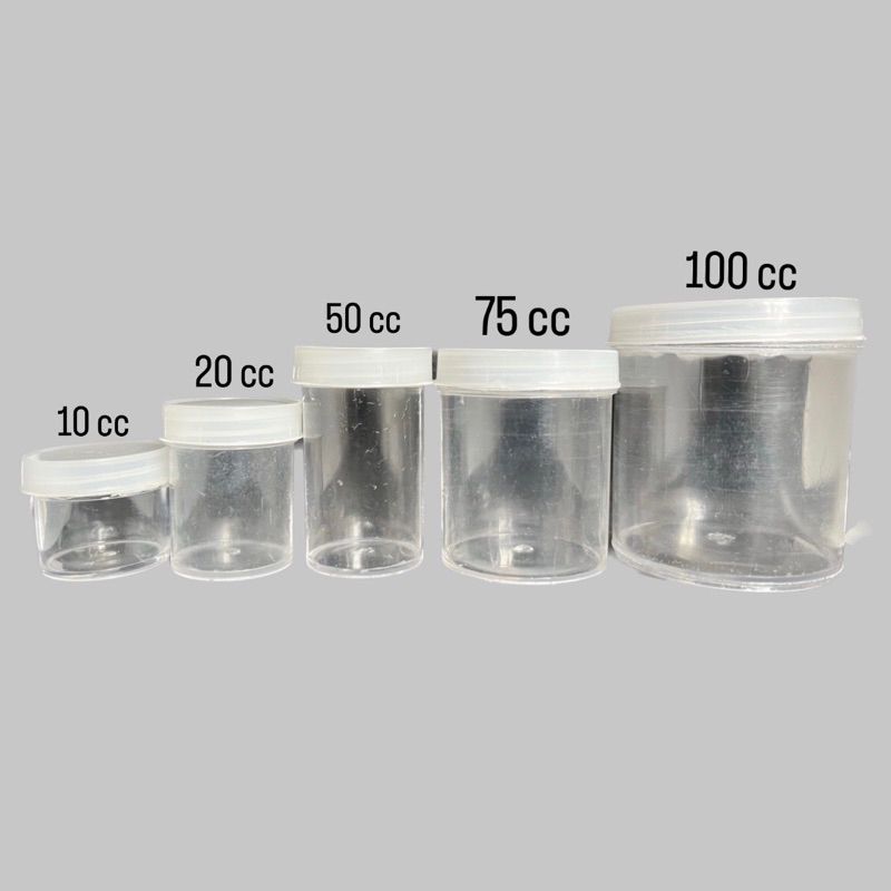 Pot urine/ Pot salep/ Pot obat/ Pot cream/ Pot plastik bening