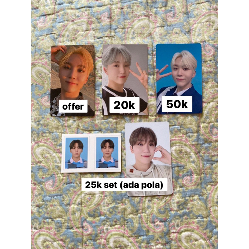 PHOTOCARD PC SEUNGKWAN SEVENTEEN WEVERSE JP POB FTS FACE THE SUN DREAM SG 2022