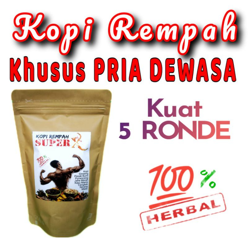 

READY STOK Kopi Rempah Super X Stamina pria ampuh 100%