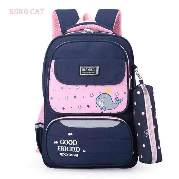 &quot;aurabagss&quot; - &quot;BABY SHARK&quot; Ransel Sekolah Anak Perempuan Backpack Anak Perempuan Murah Good Quality Bisa COD