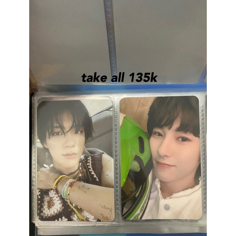 Photocard official jeno hello future, renjun we boom