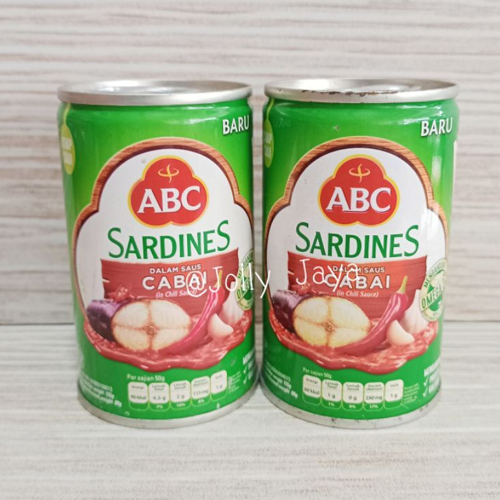 

ABC Sarden Saus Cabai 155gr
