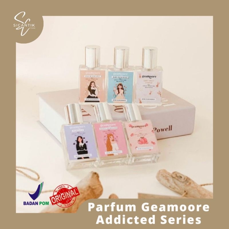 PARFUM GEAMOORE ADDICTED SERIES | WANGI TAHAN LAMA | 15ML