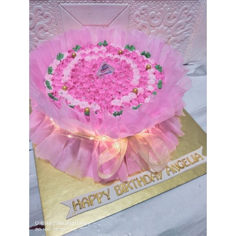 

Cake Ultah Korean Bouquet / Kue Ulang Tahun/ Cake Cantik