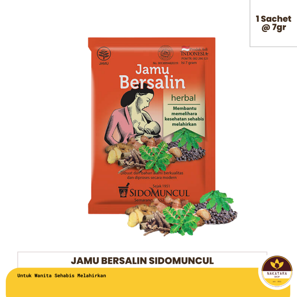 

JAMU BERSALIN SIDO MUNCUL ISI 10 SACHET SERBUK