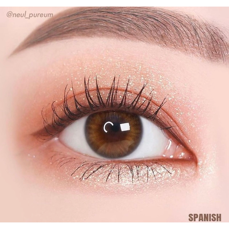 Softlens Princess Spanish Brown / Coklat Normal Minus Beda Minus