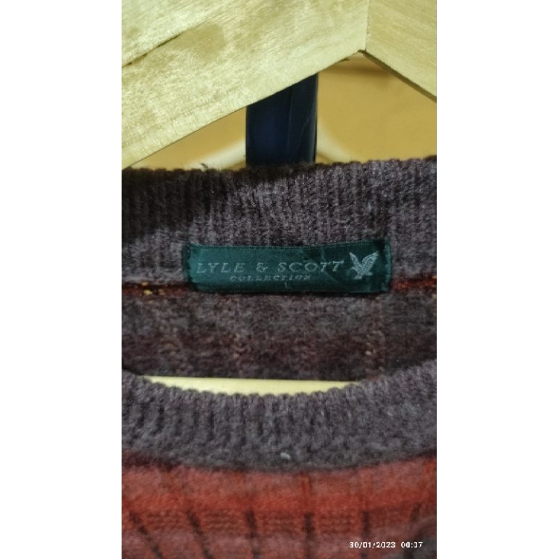 PL SWEATER RAJUT CARDIGAN LYLE&SCOTT