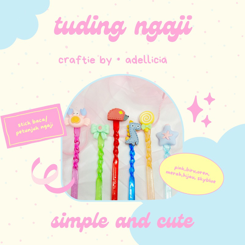 TUDING NGAJI | petunjuk iqra | tuding ngaji murah | tuding ngaji grosir | tuding ngaji lucu | stick 