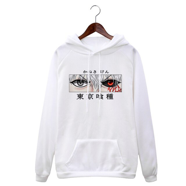 Sweater Hoodie Wanita Anime Tokyo Ghoul Kaneki Ken Eye Manga Harajuku Ukuran M-L-XL-XXL Bisa Bayar Ditempat COD