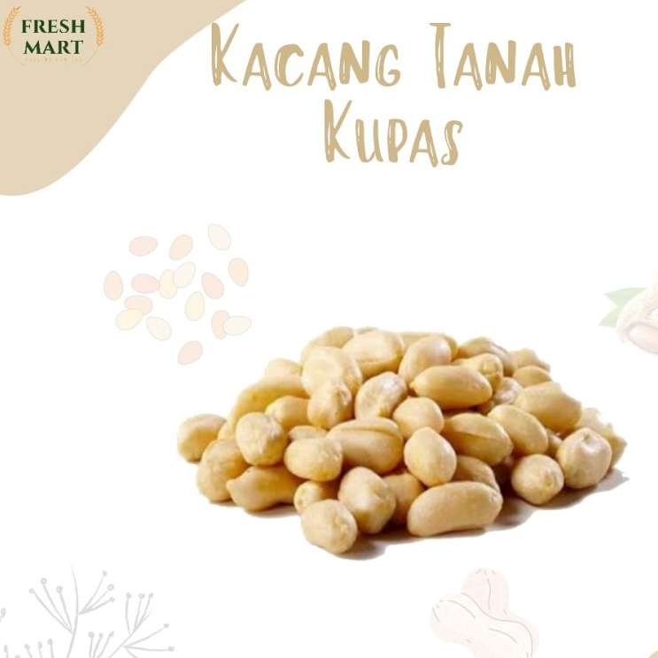 Jual Kacang Tanah Kupas Whole Peeled Peanuts 250gr Shopee Indonesia