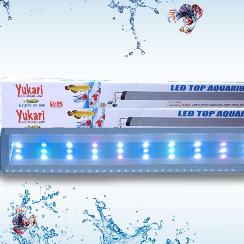 Lampu led aquarium YUKARI RGBW SP 800