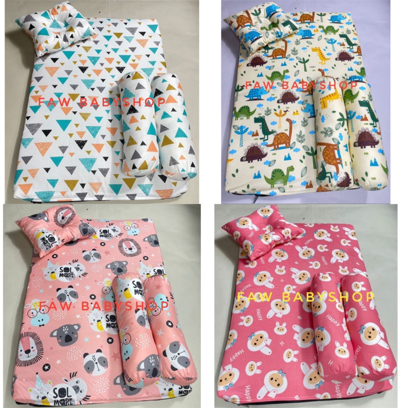 PROMO!! Matras Kasur Bayi Set Bantal Guling Kekinian Murah