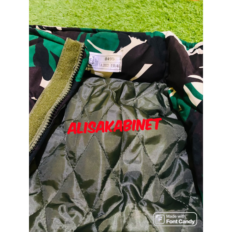 Jaket Parka Loreng Malvinas Jatah TNI AL