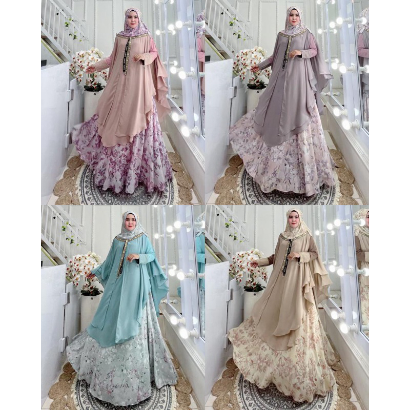 DRESS ISLAMNOHI PRINT PREMIUM SET PART 2 ORIGINAL BY YODIZEIN SYAR’I