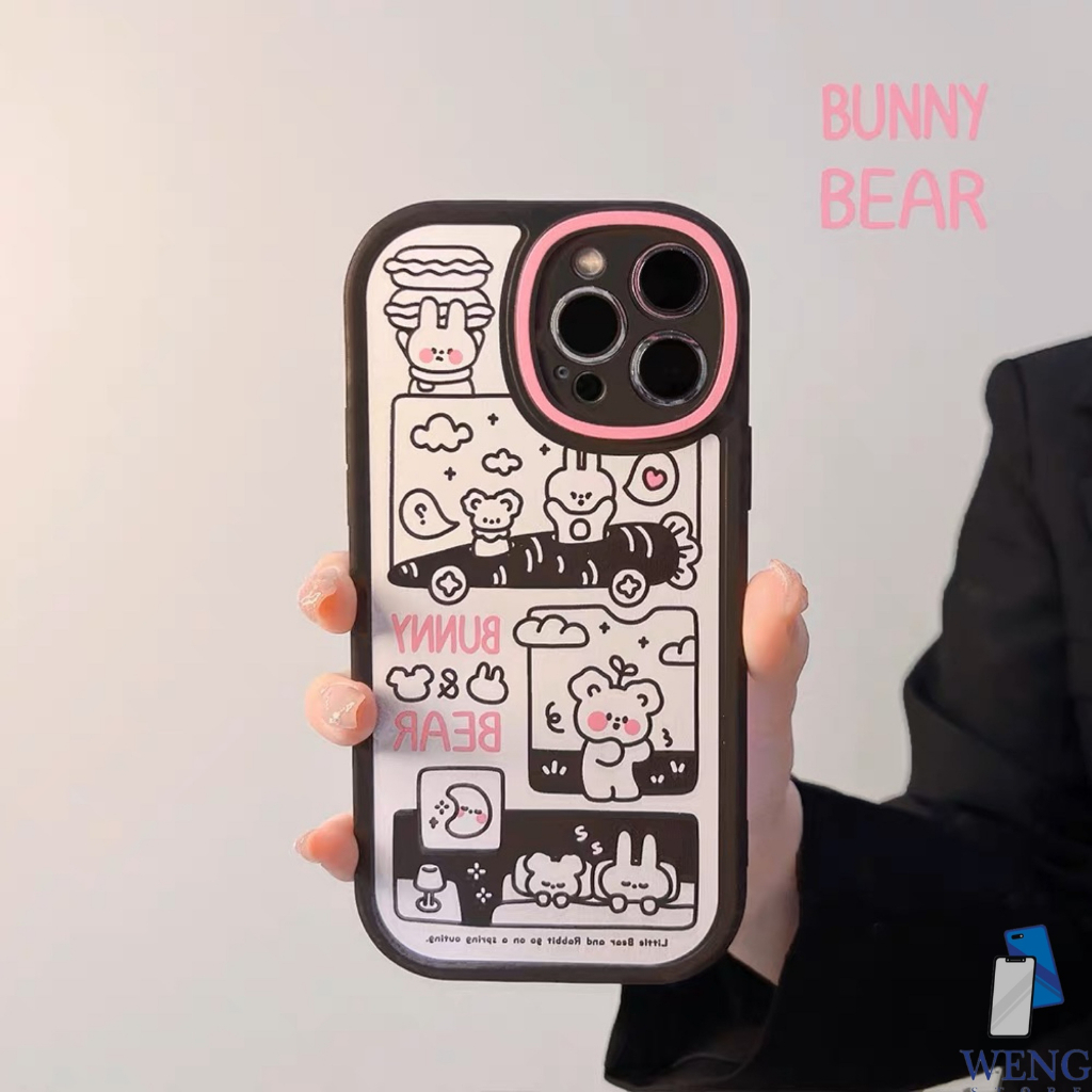 WENG Silikon Fnko Motif Chessboard Dll For Oppo A17 A5S F9 A12 A7 A3S A5 2020 A15 A15S A16 A16E A53 A54 A95 A57 A96 A1K Realme C2 C31 C30 C35 C11