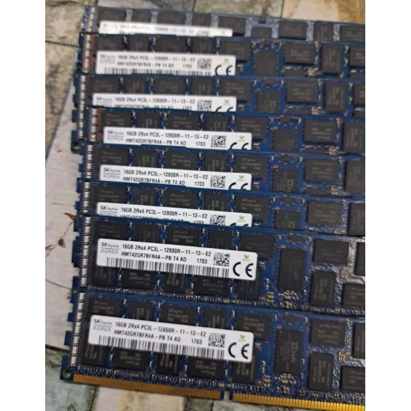 RAM SERVER SKhynix 16GB 2rx4 PC3L, Normal Bergaransi