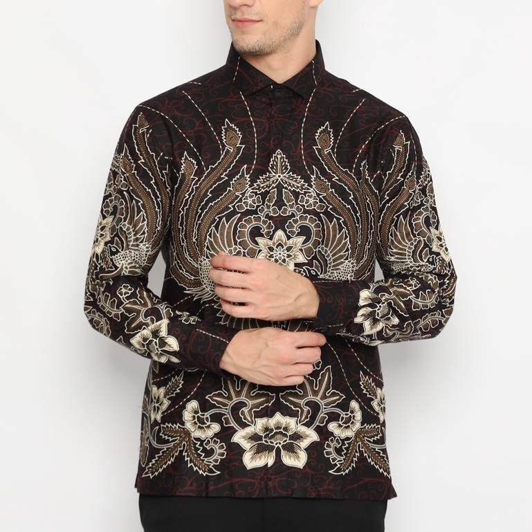 Carlos Moreno Kemeja Batik Pria - Hanacaraka