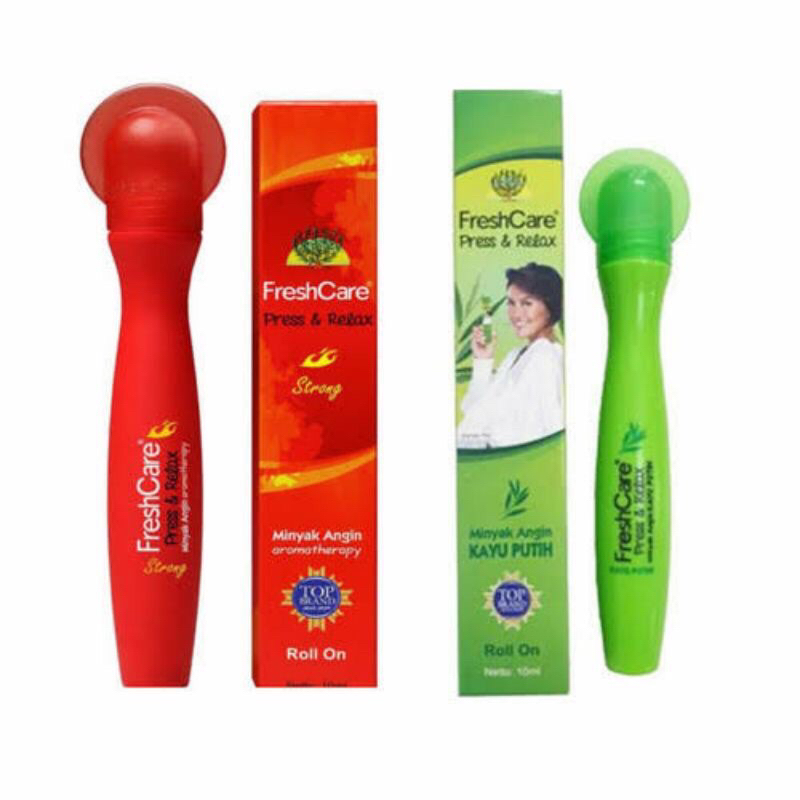 Fresh Care Press & Relax Hot & Kayu Putih / Fresh Care Aromaterapi Roll On Plus Kerokan