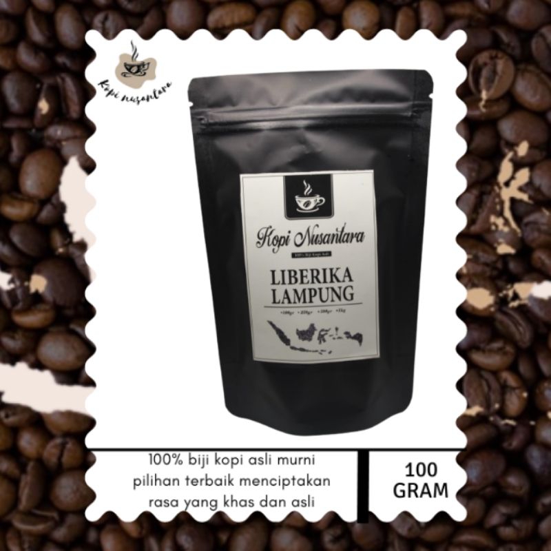 

kopi liberika Lampung 100% bubuk biji kopi asli murni 100gram