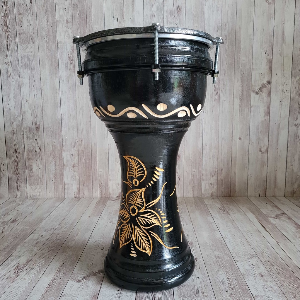 Calti Darbuka Dumbuk Pinggang Mika Power Beat 8 inch Motif Ukir