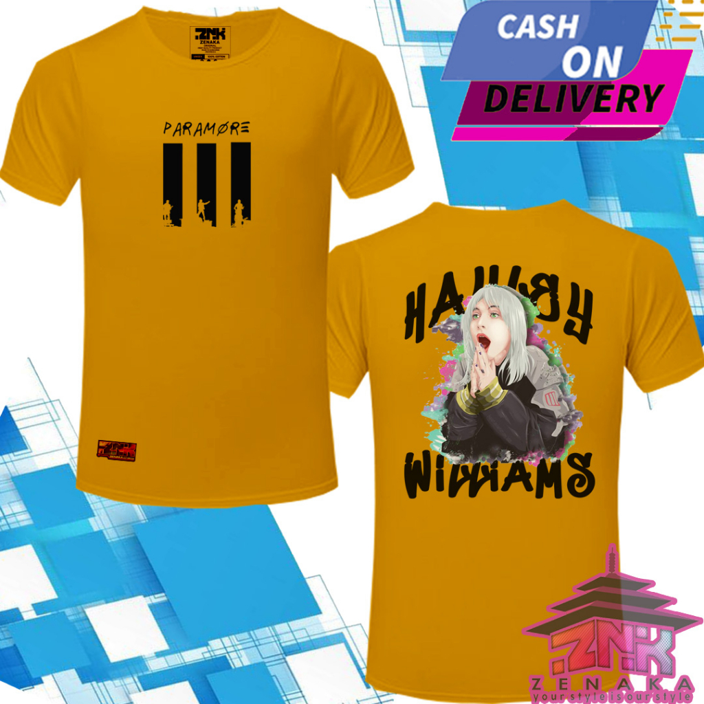 kaos pria dan wanita distro hayley williams paramore zenaka