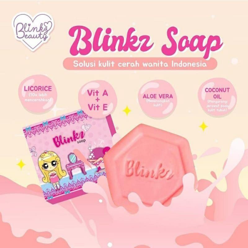 [ READY STOCK ] BLINKZ SOAP | SABUN PEMUTIH BADAN | PENGHILANG BEKAS LUKA | PENGHILANG BELANG