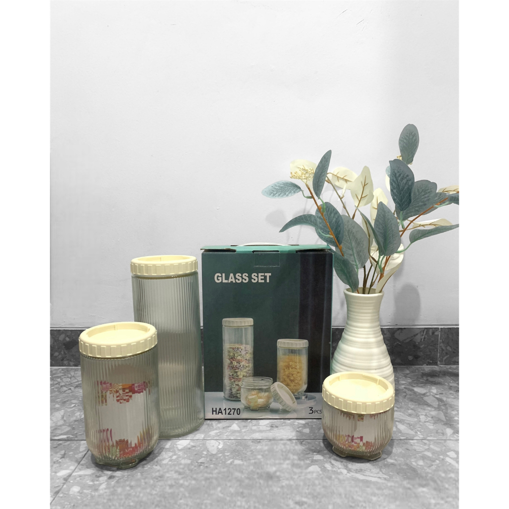 TOPLES SET KACA HA1270 / TOPLES 1 SET ISI 3 PCS / GLASS SET