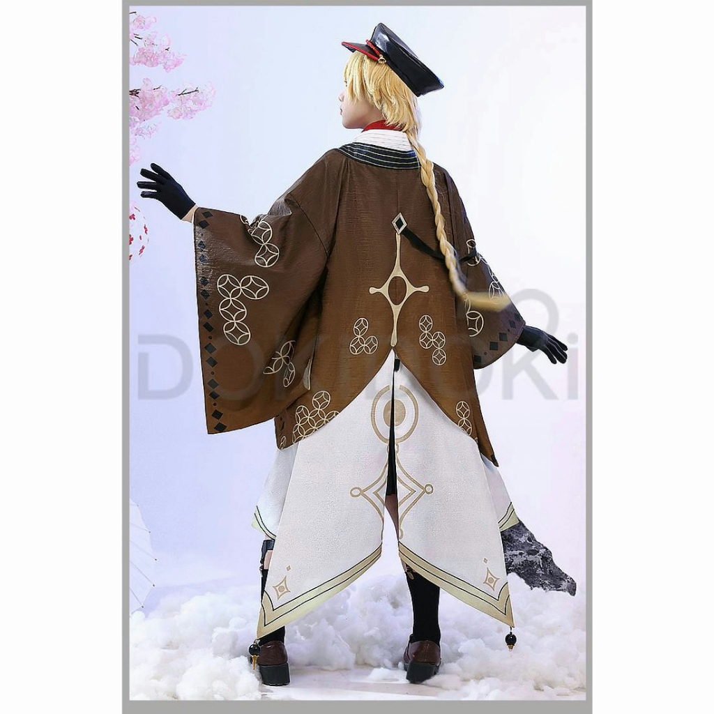 Aether Cosplay Game Genshin Impact Aether Doujin Cosplay Costume Kimono Traveler Halloween Aether Doujin