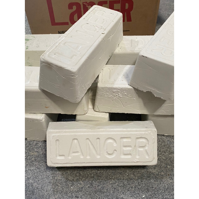 batu poles lancer putih asli