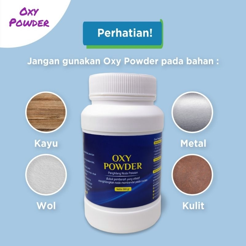 PENGHILANG NODA PAKAIAN OXY POWDER PENCERAH PAKAIAN BERWARNA