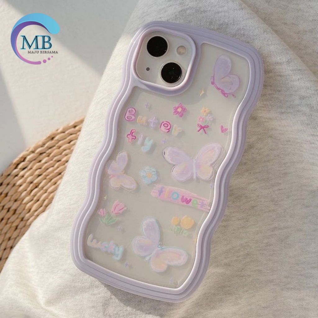 SS129 SOFTCASE MOTIF KARTUN KUPU KUPU FOR IPHONE 7 8 7+ 8+ X XS XR XS MAX 11 12 13 14 PRO MAX MB4190