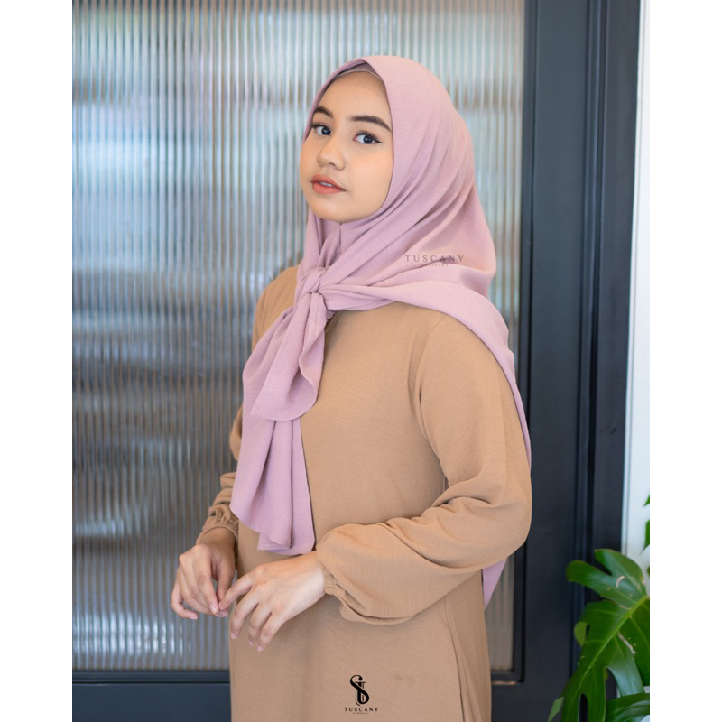Tuscany Official - Alana Softpad Instan - Bergo Crinkle Airflow Premium Jumbo - Hijab Instan