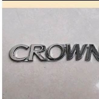 emblem tulisan CROWN utk toyota