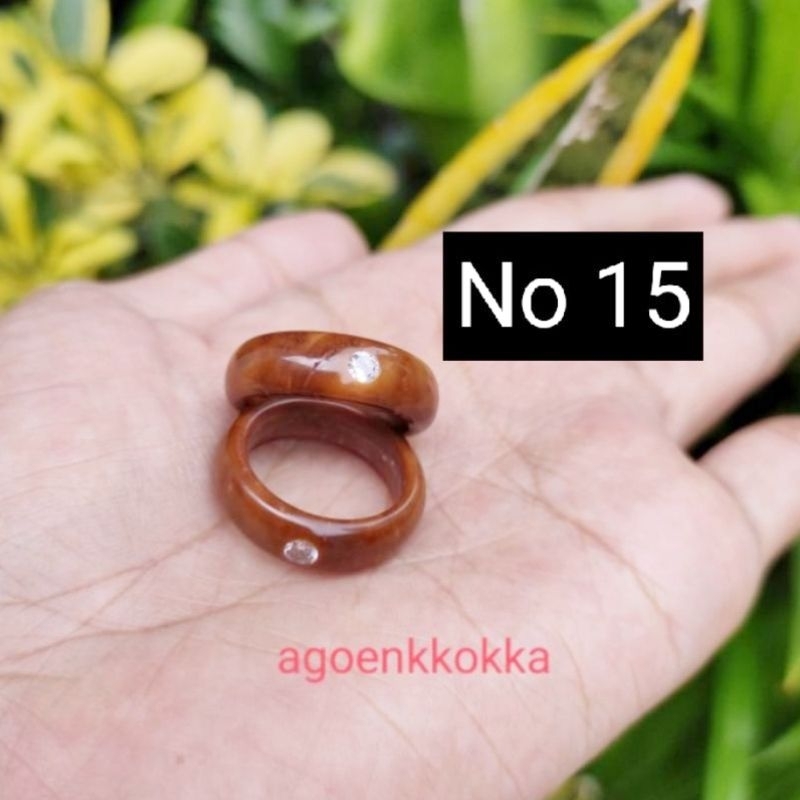 Cincin mata 1 coklat ukuran 15 kokka kaokah