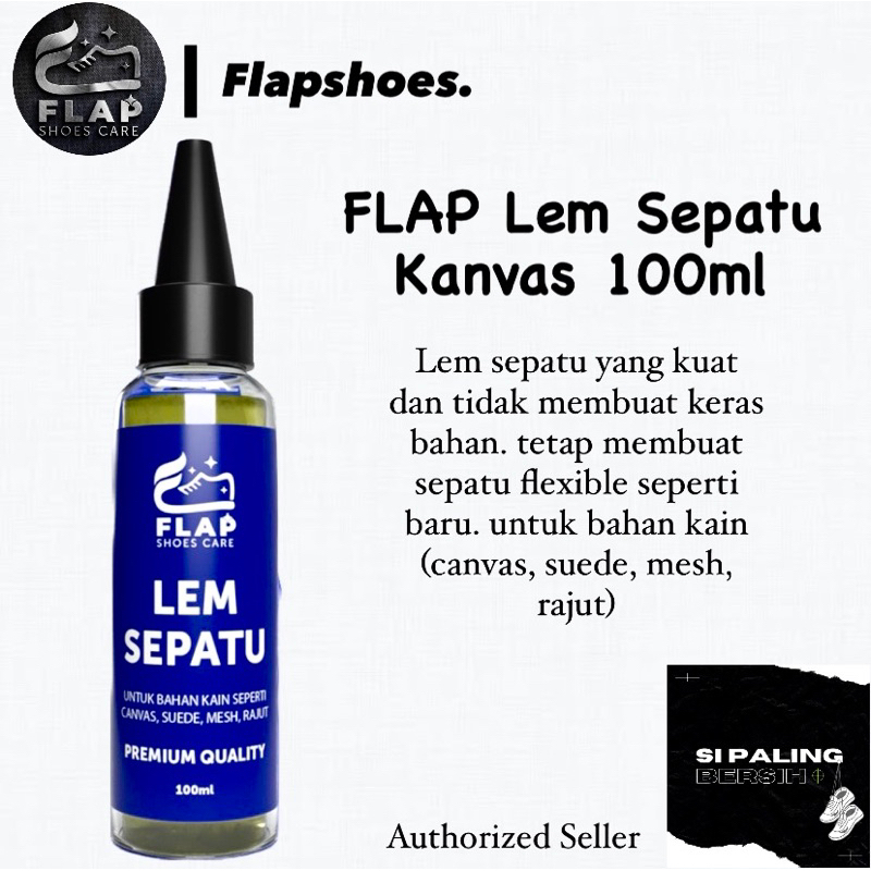 FLAP Lem Sepatu Kanvas Premium Super Kuat 100ml