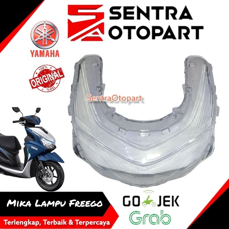 Mika kaca lampu depan free go freego 2023 original koito