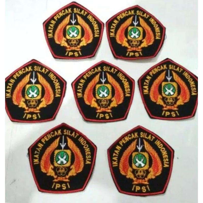 LOGO BORDIR PSHT / LOGO BORDIR IPSI / LOGO BORDIR MERAH PUTIH