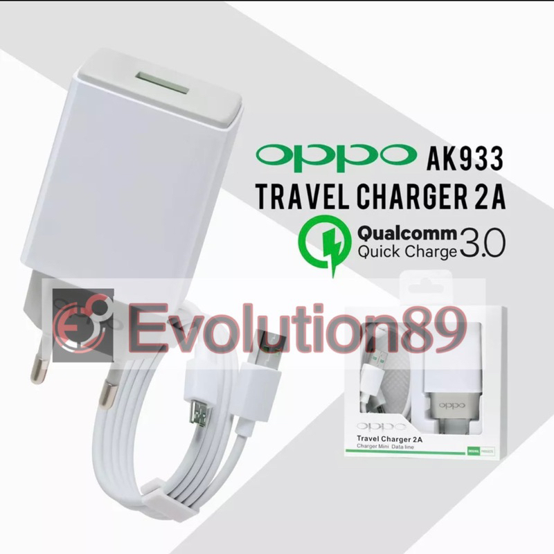 CHARGER OPPO A3s A5s A1k A37 CHARGER OPPO ORIGINAL CASAN MICRO 2A