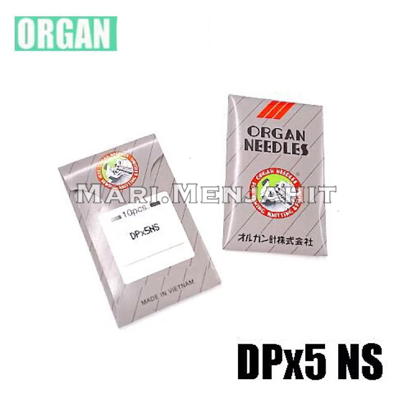 Jarum Organ DPx5 NS / DP x 5 NS / DPx5NS Mesin Lubang Kancing Highspeed Industri Ori Japan