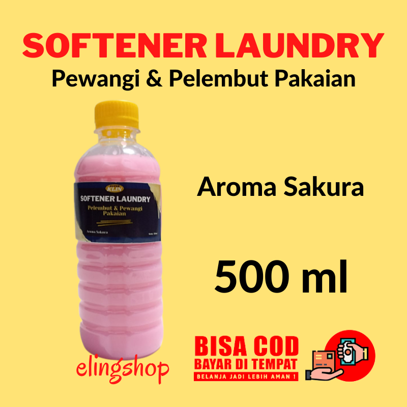 Softener Laundry Pewangi Pelembut Pakaian Wangi Tahan Lama Aroma Sakura