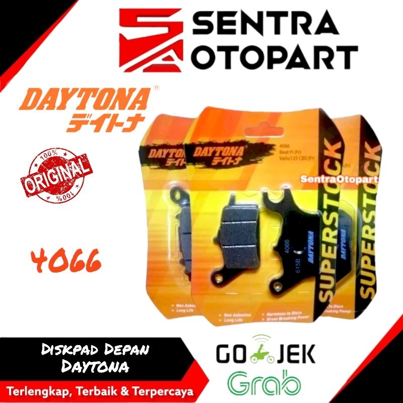 Kampas rem diskpad depan beat scoopy spacy fi injeksi vario 125 superstock daytona